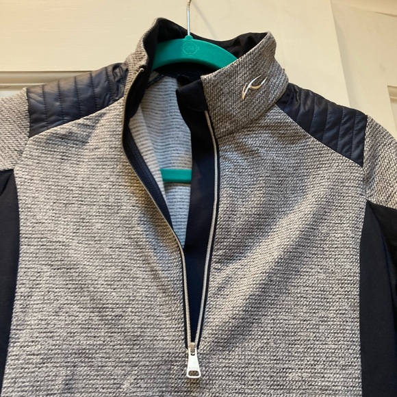 KJUS women’s forun mid layer half-zip, deep space, size 36 - Picture 5 of 12